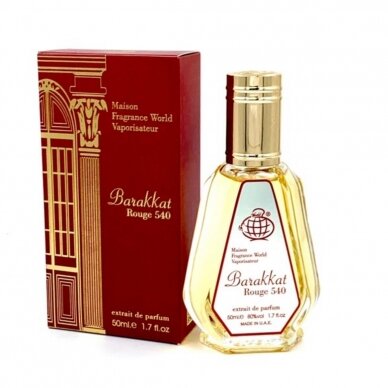 Barakkat Rouge 540 extrait de parfum (Aromatas artimas Maison Francis Kurkdjian Baccarat Rouge 540 Extrait)