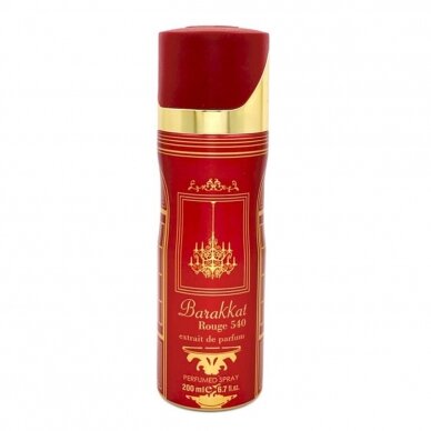 Fragrance World Barakkat Rouge 540 extrait de parfum deodorant